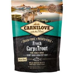   Carnilove Fresh Adult Dog Carp & Trout Hair & Healthy Skin, Ponty & Pisztráng Hússal 1,5kg