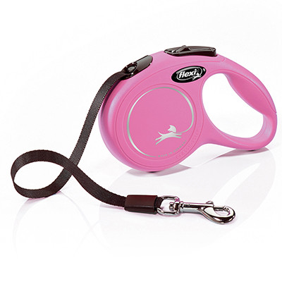 Flexi NEW Classic M Pink Szalagos 5m - Kifutó
