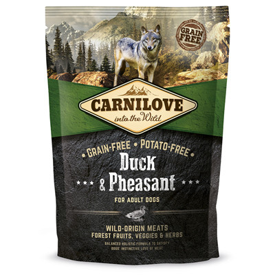 Carnilove Adult Duck & Pheasant, Kacsa és Fácán Hússal 1,5kg