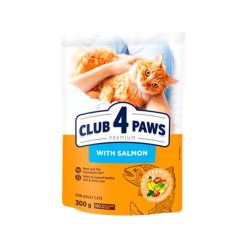 CLUB 4 PAWS Felnőtt macska alutasak - lazac 100g