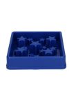 Eat Slow Live Longer Star Habzsolásgátló tál kék 20,5x20,5 cm