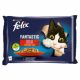 FELIX Fantastic Felnőtt macska alutasak - házias válogatás 4 x 85g