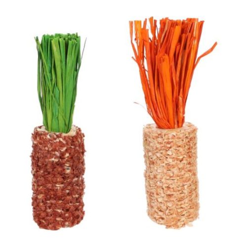 Flamingó játék kukoricacsutkából 15cm