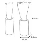 Flamingó játék kukoricacsutkából 15cm