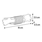 Flamingó játék kukoricalevélből 16cm