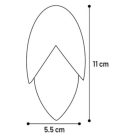 Flamingó játék kukorica luffából 11cm