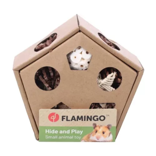 Flamingo játszódoboz töltött interaktív 15 cm