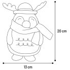 Flamingo játék plüss xmas pingvin 20cm