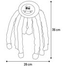 Flamingo játék plüss Halloween pók 26cm