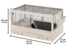 Ferplast Ketrec Fából ARENA 80