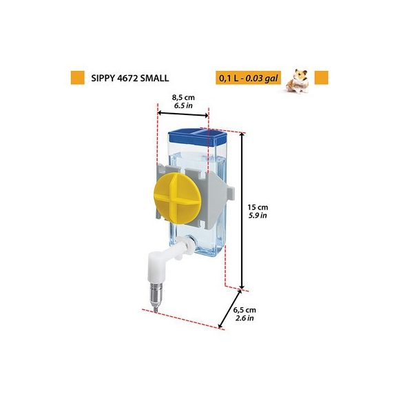 Ferplast Itató Sippy 4672 Small 100ml