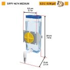 Ferplast Itató Sippy 4674 Medium 300ml