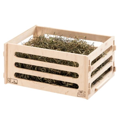 Ferplast szénatartó fa láda