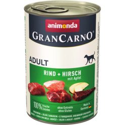 GranCarno Adult Marha + Szarva Almával 400g - Kifutó