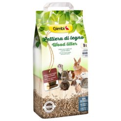 Gimbi alom Lettiera di legno 8l