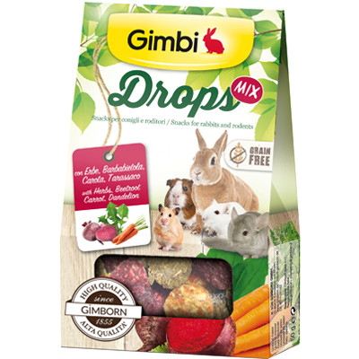 Gimbi snack drops mix 4in1 50g