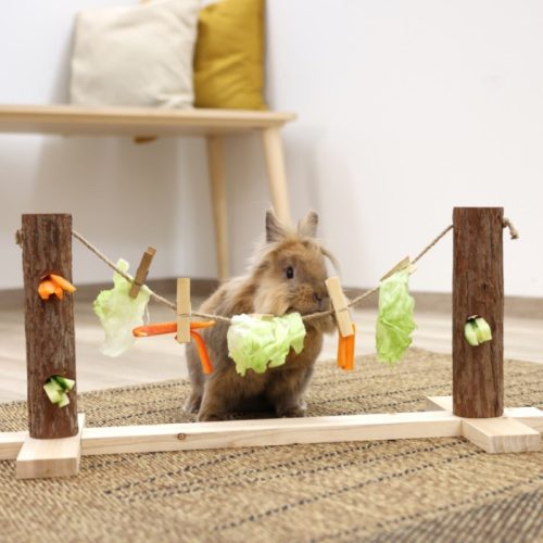 Kerbl natúr fa etető csipesszel 66cm