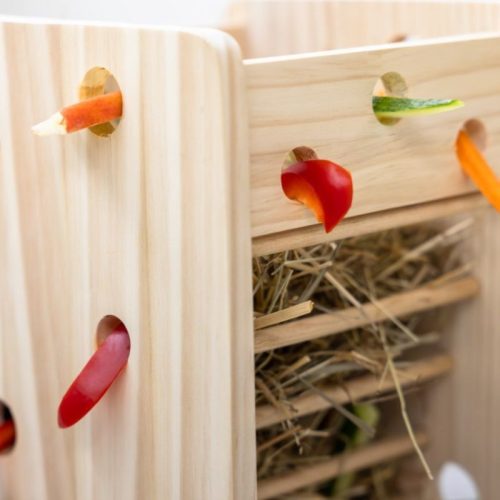 Kerbl Széna és zöldség tartó torony 24x24x30cm
