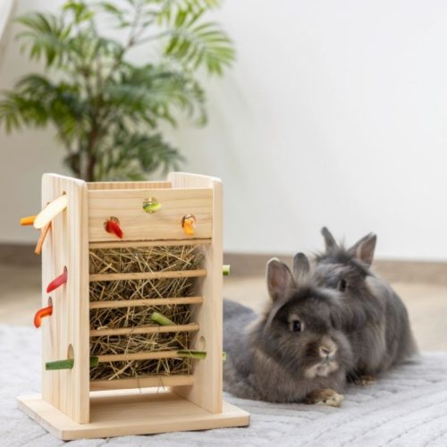 Kerbl Széna és zöldség tartó torony 24x24x30cm