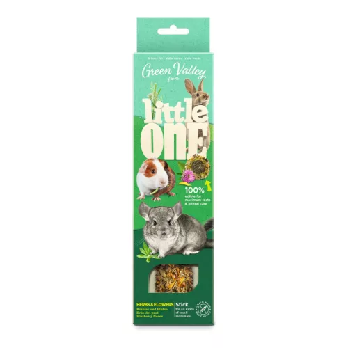 Little One Green Valley gabonamentes rúd gyógynövényekkel és virágokkal 160 g