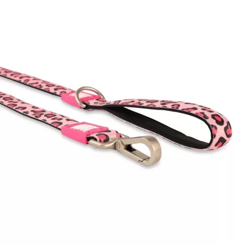 Max & Molly póráz XS leopard pink 1,2 m / 10mm