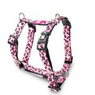 Max & Molly hám H L leopard pink 70-98cm / 25mm