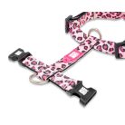 Max & Molly hám H L leopard pink 70-98cm / 25mm