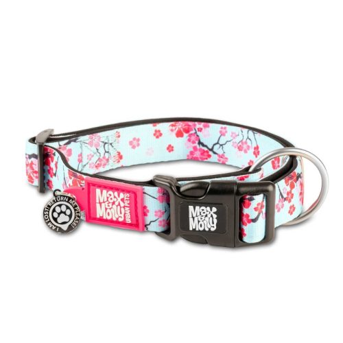 Max & Molly Smart ID nyakörv XS cherry bloom 22-35cm / 10mm