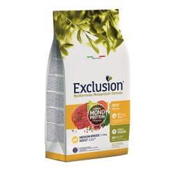  Exclusion Mediterraneo Monoprotein Noble Grain Adult Beef Medium 12kg