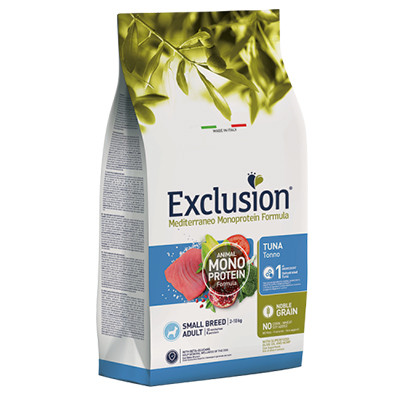 Exclusion Mediterraneo Monoprotein Noble Grain Adult Tuna Small 2kg