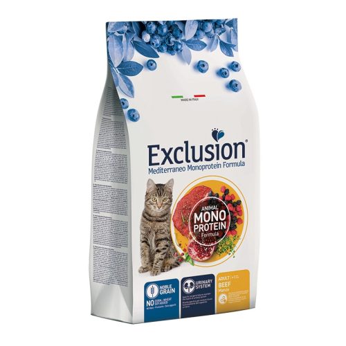 Exclusion Mediterraneo Monoprotein Noble Grain Cat Adult Beef 300g