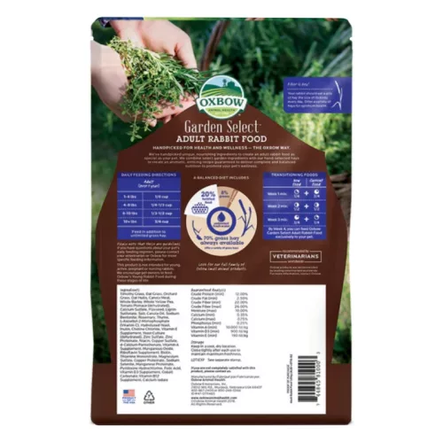 Oxbow Garden Select Adult Rabbit 1,81 kg