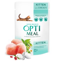 OPTIMEAL Kölyök macska alutasak - csirke 85g