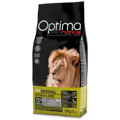 Visán OptimaNova Cat Hairball Chicken & Rice 2kg