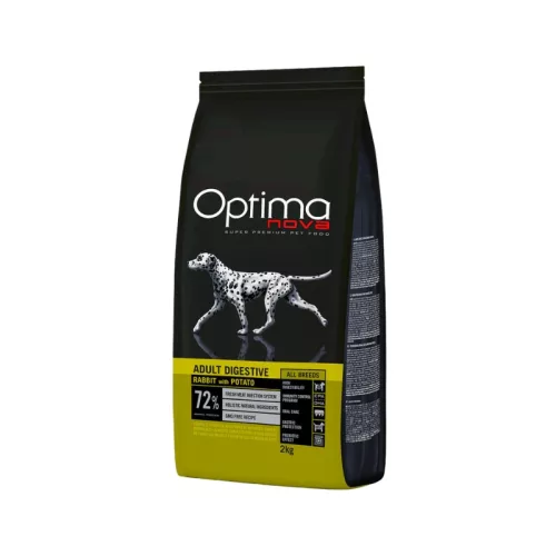 Visán OptimaNova Dog Adult Digestive Rabbit & Potato 12Kg