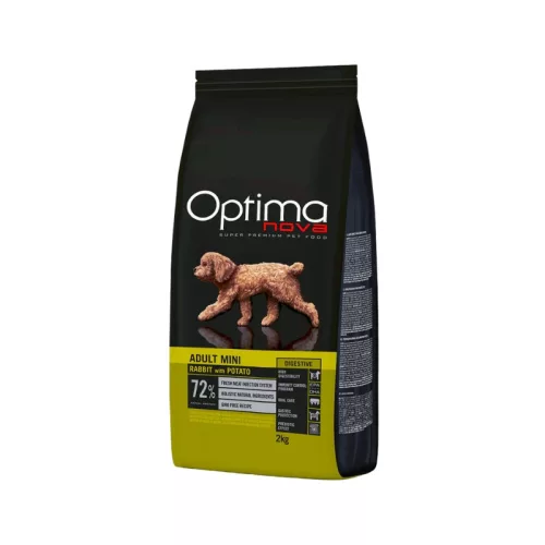 Visán OptimaNova Dog Adult Mini Rabbit & Potato 2Kg