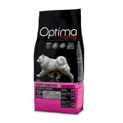   Visán OptimaNova Dog Puppy Sensitive Salmon & Potato 12Kg Közeli lejárat: 25.05.29