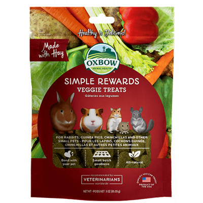 Oxbow - Simple Rewards - Veggie Treats - Zöldséges 85g
