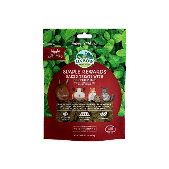 Oxbow - Simple Rewards - Baked Treats with Peppermint - Borsmenta 85g