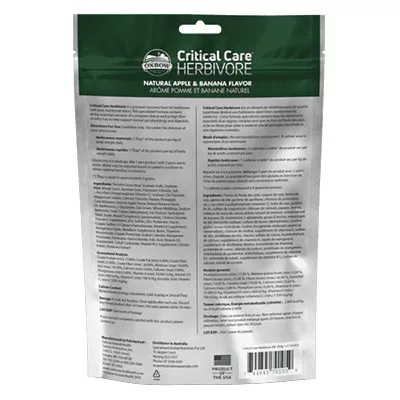 Oxbow Critical Care Apple / Banana 454g
