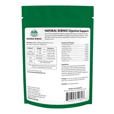 Oxbow Natural Science Digestive Support 120g