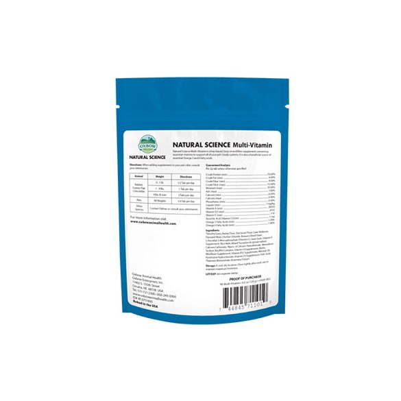 Oxbow Natural Science Multi-Vitamin 120g
