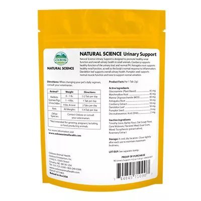 Oxbow Natural Science Urinary Support 120g