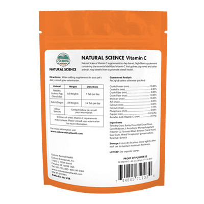 Oxbow Natural Science Vitamin C 120g