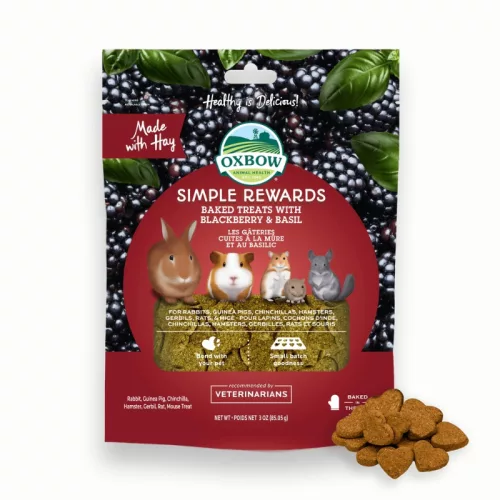 Oxbow Simple Rewards szedres-bazsalikomos jutalomfalat 85 g