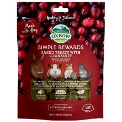   Oxbow - Simple Rewards - Baked Treats with Cranberry - Áfonya 85g