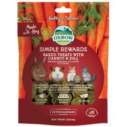   Oxbow - Simple Rewards - Baked Treats with Carrot & Dill - Répás Kapros 85g 