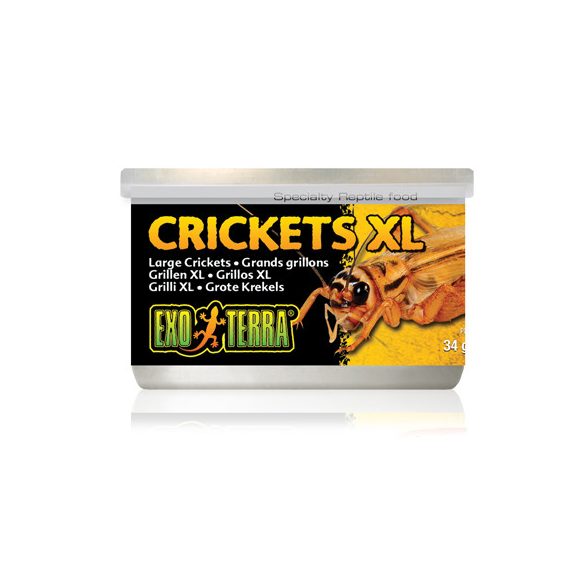 Exo-Terra Crickets - Tücsök konzerv XL 34g