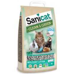 Sanicat Clean & Green Cellulóz Macskaalom 10l