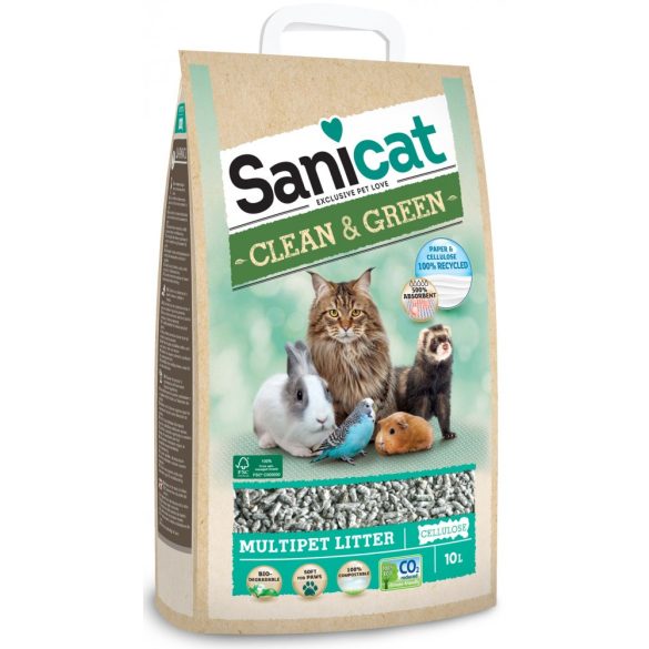 Sanicat Clean & Green Cellulóz Macskaalom 10l